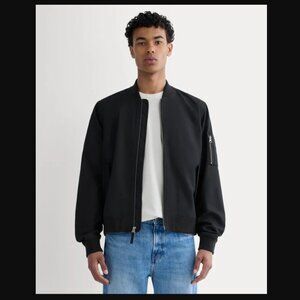 Everlane Men's Bomber Jacker in Black NWT